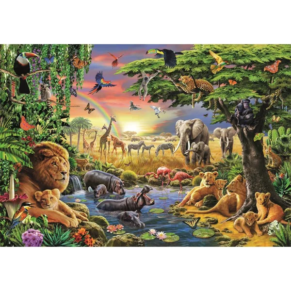 PUZZLE 2000 PIECES - THE AFRICAN GATHERING