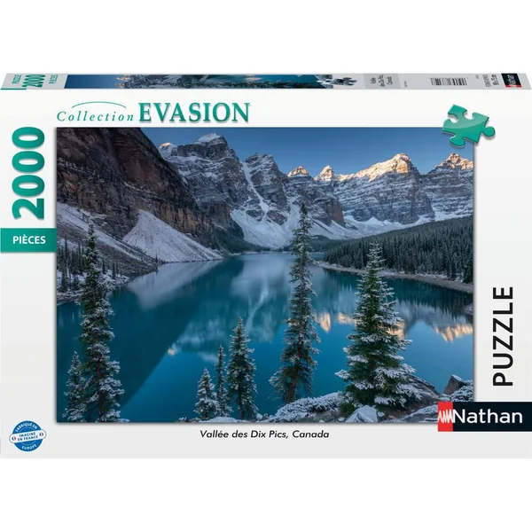 PUZZLE 2000 PIECES - VALLEE DES DIX PICS, CANADA