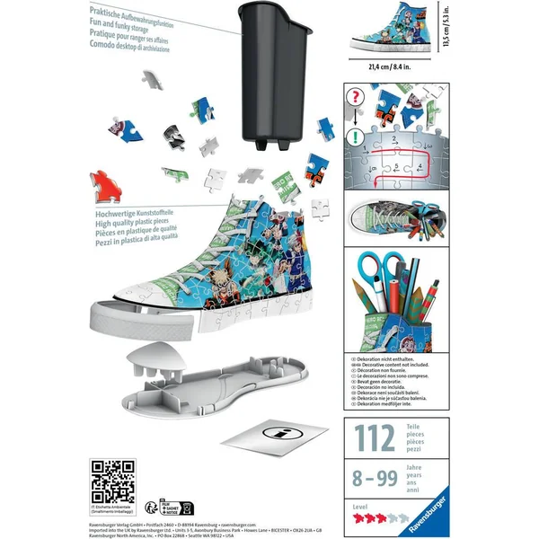 PUZZLE 3D SNEAKER - 108 PIECES