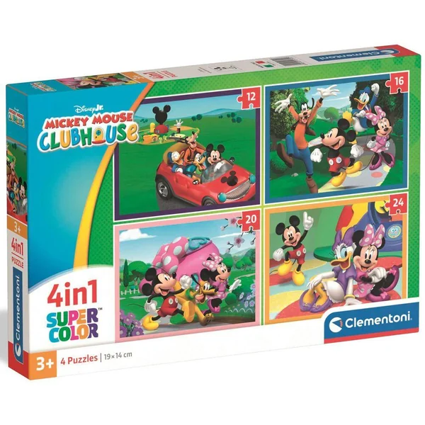 PUZZLE 4 EN 1 - MICKEY MOUSE