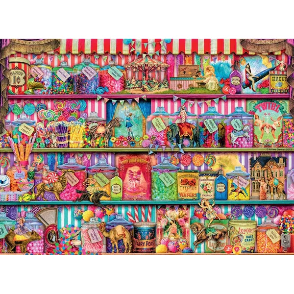 PUZZLE 500 PIECES - LE MAGASIN DE BONBONS