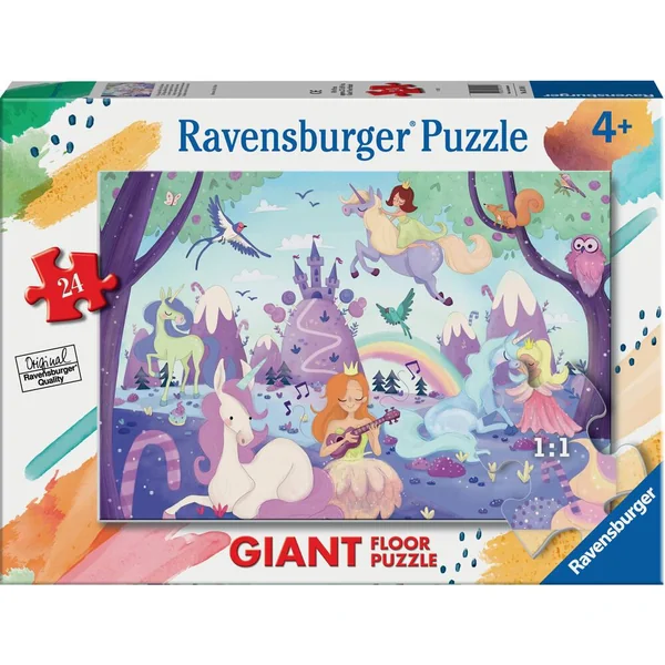 PUZZLE GIANT 24 PIECES - LE MONDE MAGIQUE DES LICORNES