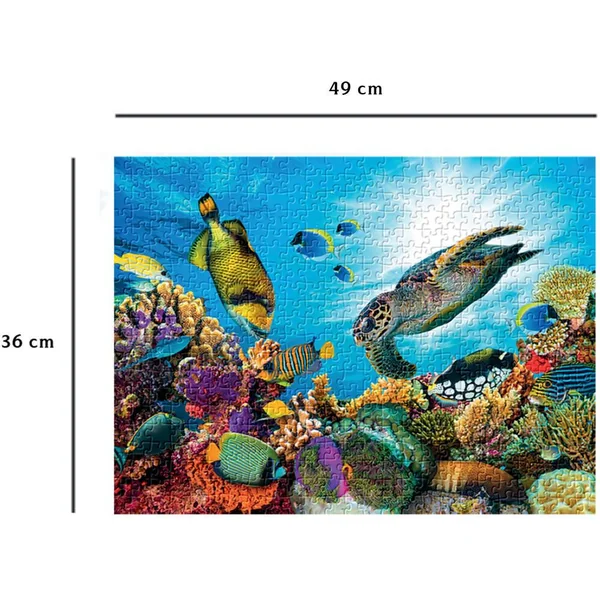 PUZZLE LE RECIF CORALLIEN - 500 PIECES