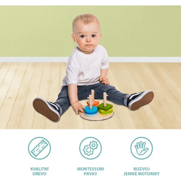 Puzzle Montessori en bois, Wood