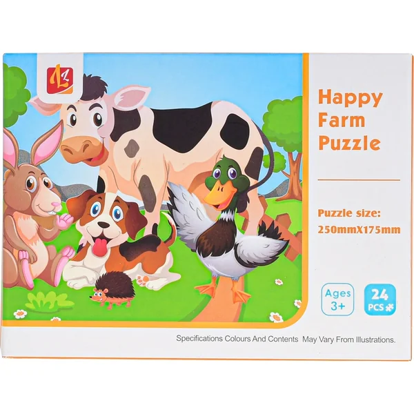 Puzzle pour enfants 25x17, 5cm animaux 24 pièces