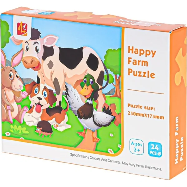 Puzzle pour enfants 25x17, 5cm animaux 24 pièces