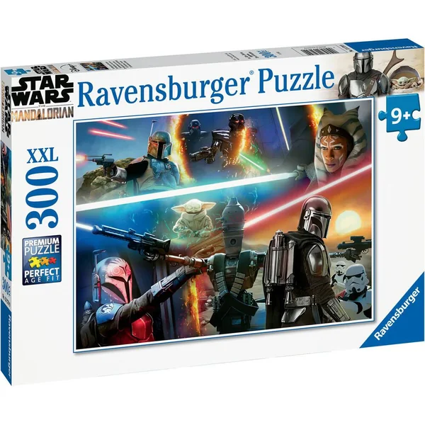 PUZZLE - STAR WARS THE MANDALORIAN - 300 PIECES - FEUX CROISÉS