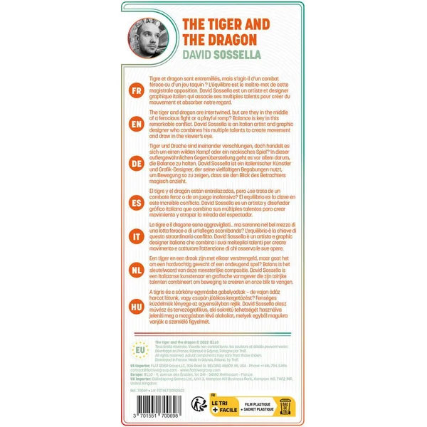 PUZZLE UNIVERSE - THE TIGER AND THE DRAGON 1000 PIECES