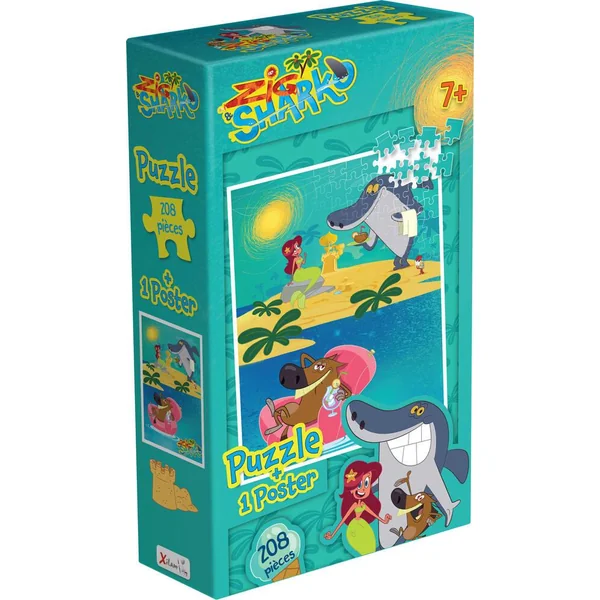 PUZZLE ZIG ET SHARKO 208 PIECES
