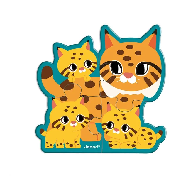 PUZZLES ÉVOLUTIFS ANIMAUX 2-3-4-5-6 PCS