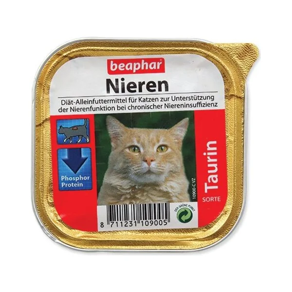 Pâté Beaphar Régime rénal pour chats avec taurine 100g