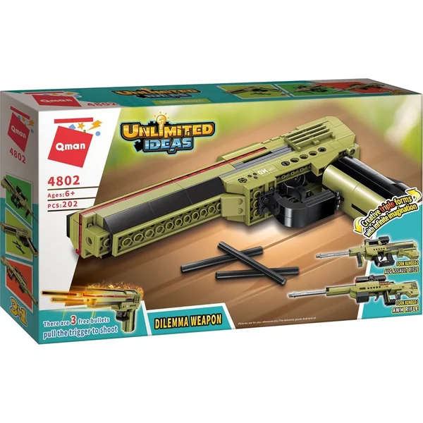 Qman Idées illimitées 4802 Dilemme d'arme 3 en 1