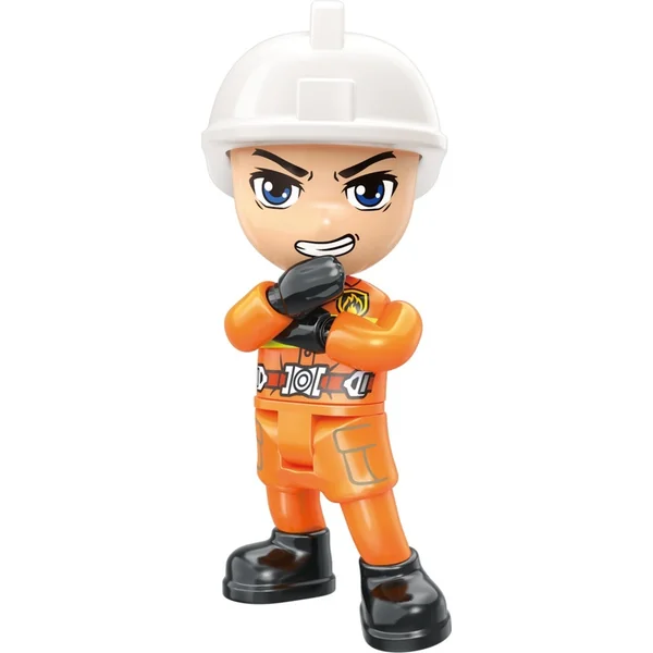 Qman Mine City Fire Line W12011-3 Camion avec échelle