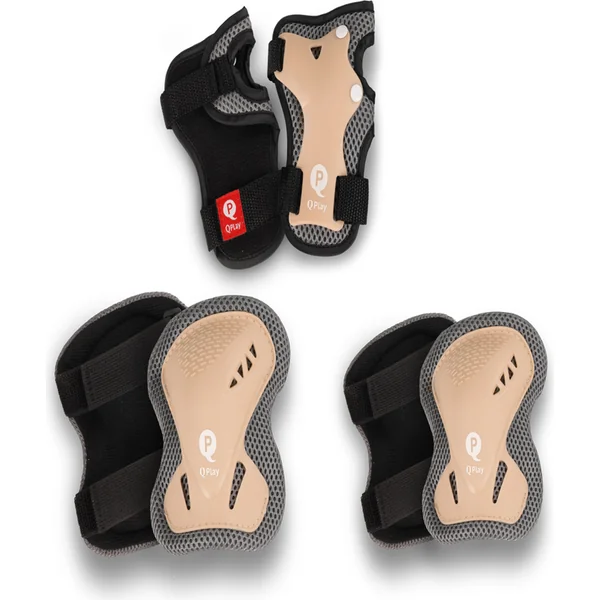 QPLAY Protège-enfants Khaki, taille S, âge 3-5 ans