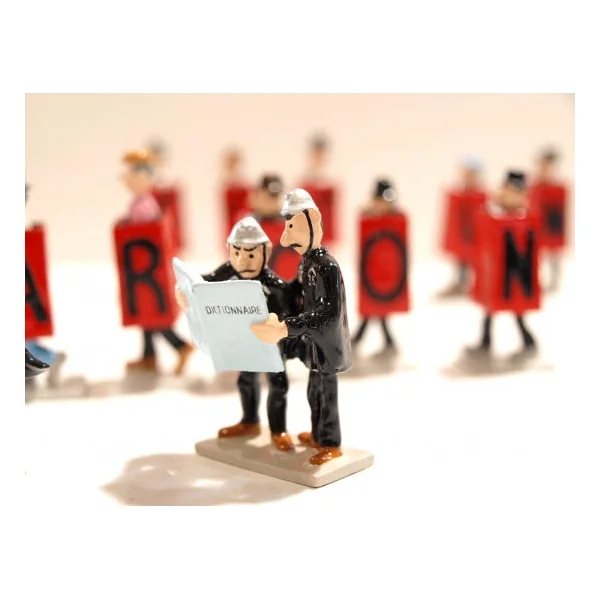 QUICK & FLUPKE: VENDETTA, FLUPKE EST UN MECHANT GARCON - ensemble de 28 mini-figurines en métal