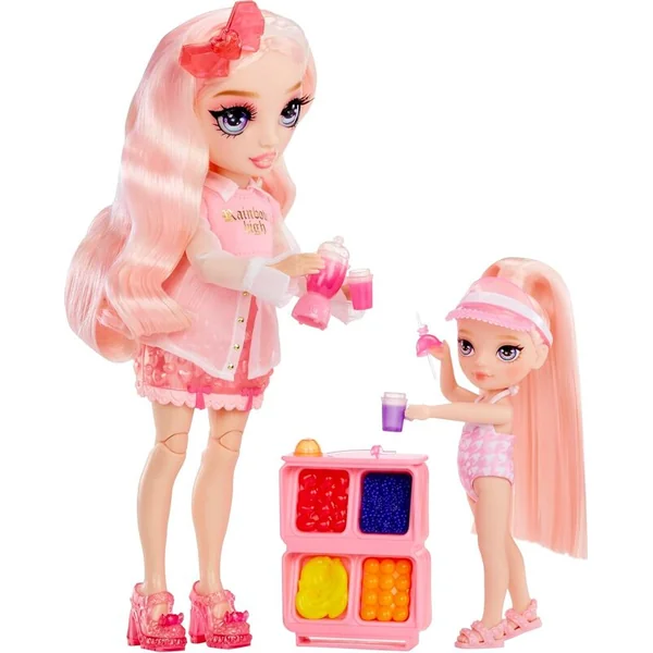 Rainbow High Coffret avec petite sœur – piscine