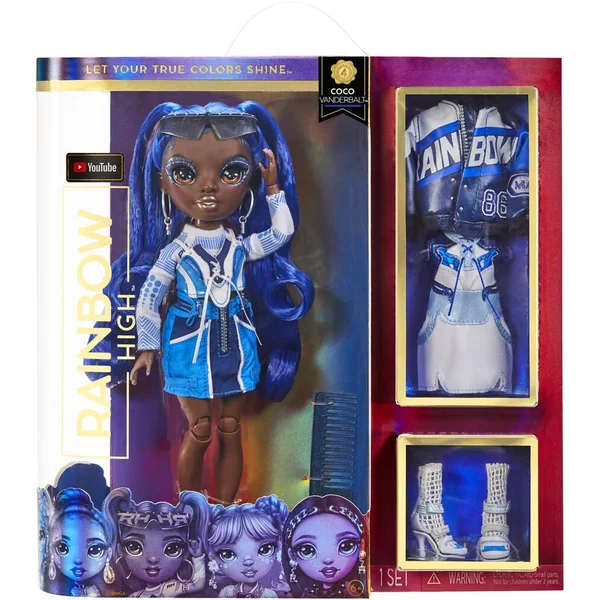 RAINBOW HIGH CORE - POUPEE COCO VANDERBALT - COBALT