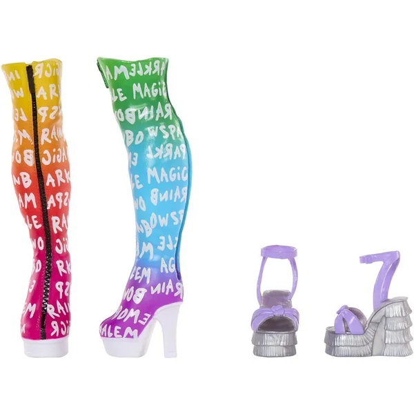 RAINBOW HIGH - GARDE-ROBE ARC-EN-CIEL AVEC POUPEE MANNEQUIN - AMAYA