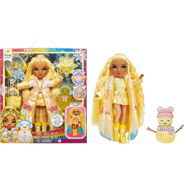Rainbow High Poupée de mode d'hiver Sunny