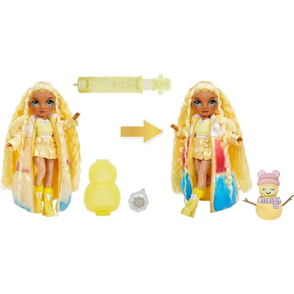 Rainbow High Poupée de mode d'hiver Sunny