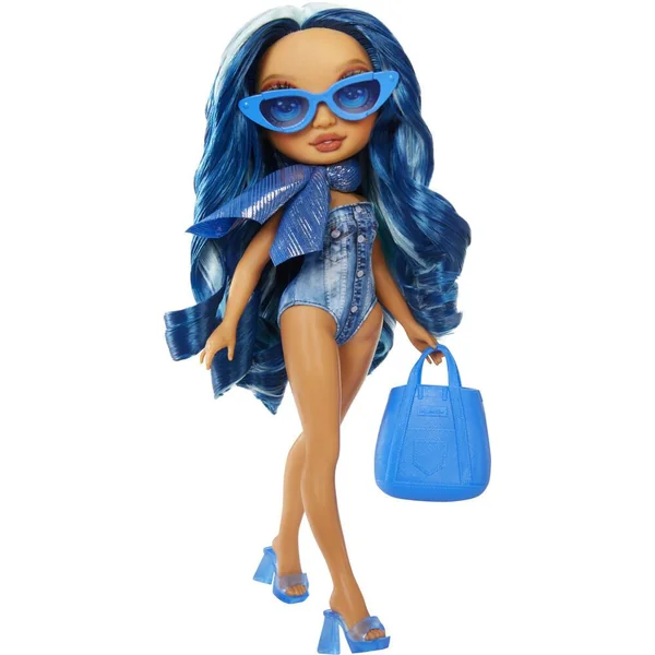 RAINBOW HIGH SWIM ET STYLE POUPEE MANNEQUIN 27 CM - SKYLER BLEU