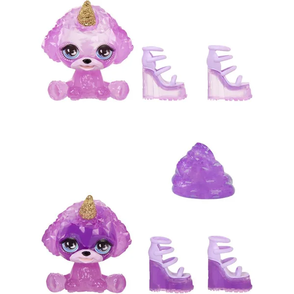 RAINBOW POUPEE MANNEQUIN VIOLET AVEC COMPAGNON ET ACCESSOIRES 27 CM