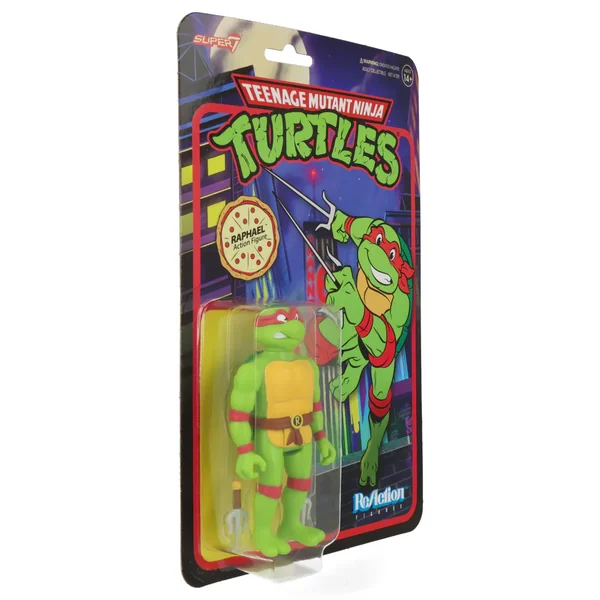Raphael figurine Les Tortues Ninja TMNT Re-Action Super7 10 cm