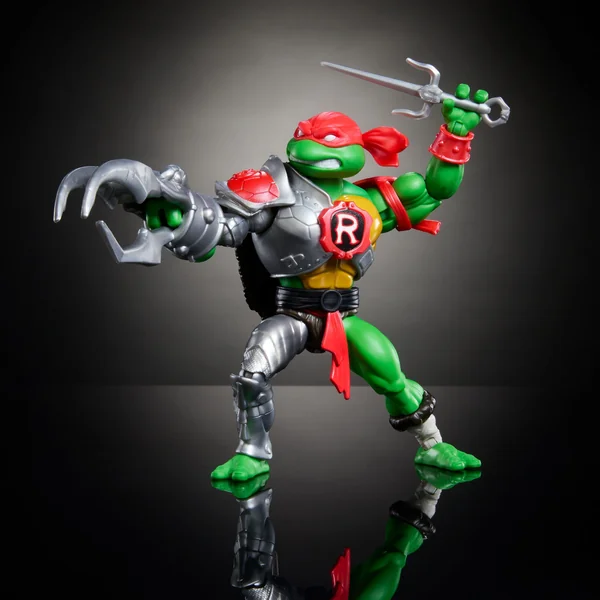 Raphael figurine MOTU x TMNT Turtles of Grayskull Mattel 14 cm
