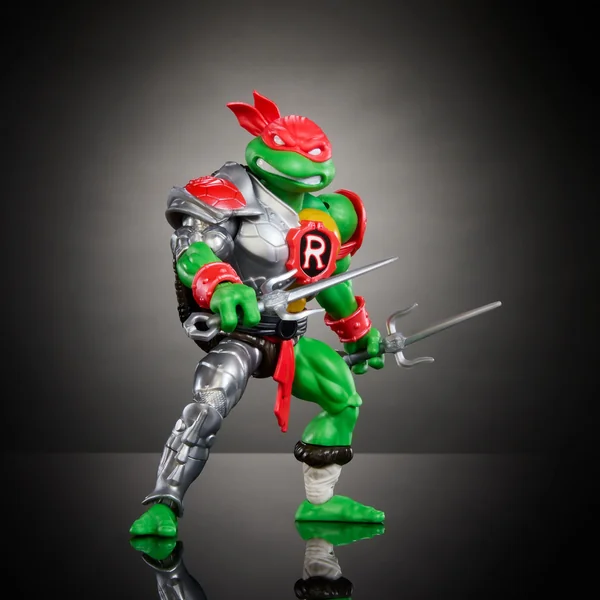 Raphael figurine MOTU x TMNT Turtles of Grayskull Mattel 14 cm