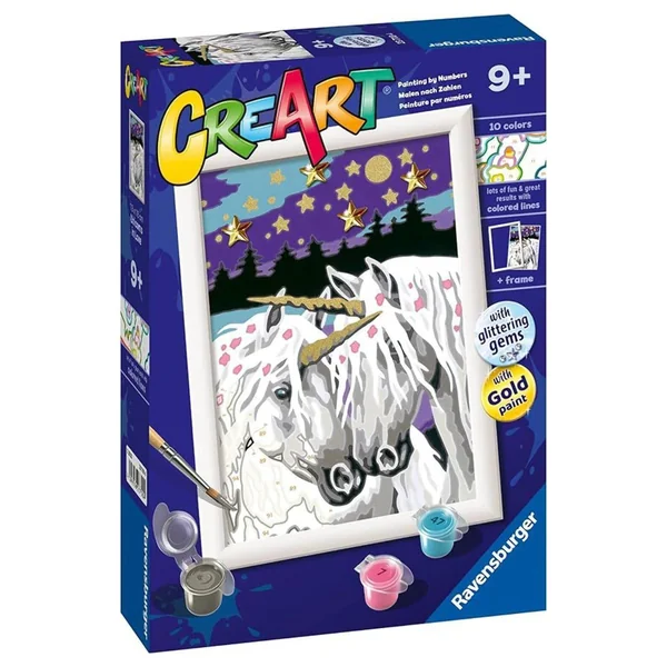 Ravensburger - Arts Crafts - CreArt Unicorns in Love - 9 Years - Educational Play