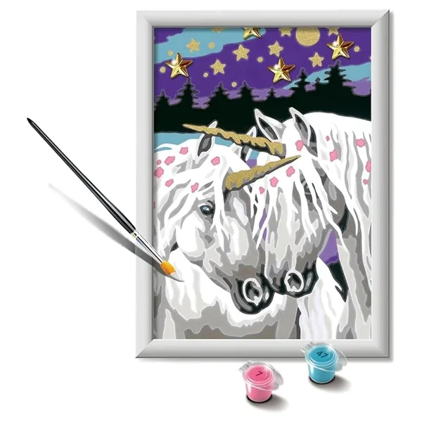 Ravensburger - Arts Crafts - CreArt Unicorns in Love - 9 Years - Educational Play