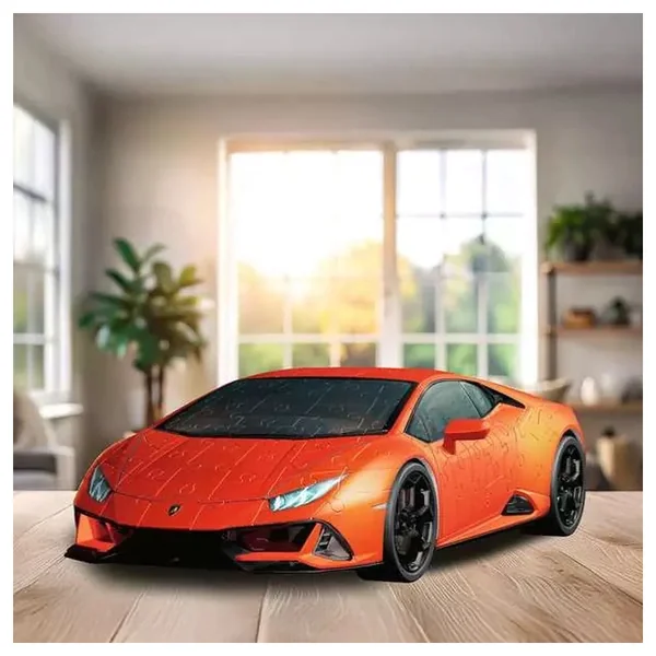 Ravensburger - Puzzles - Lamborghini Huracán EVO 3D Puzzle - Orange - 8+
