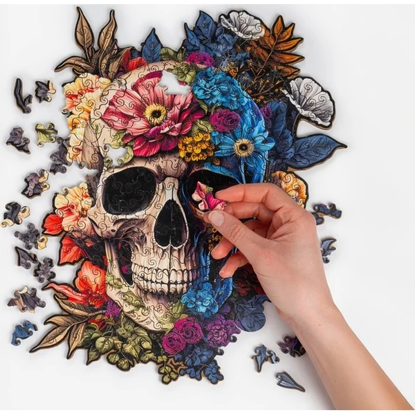 RECENTTOYS Puzzle en bois - Crâne