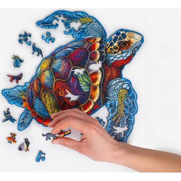 RECENTTOYS Puzzle en bois - Tortue