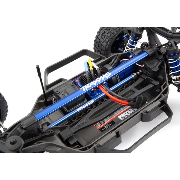 Renfort de châssis Traxxas bleu (ensemble)