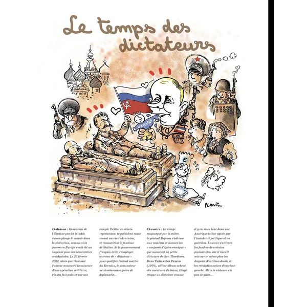 Revue TINTIN C'EST L'AVENTURE Hors-série N°2 : Plantu, Hergé un dialogue imaginaire (2022)