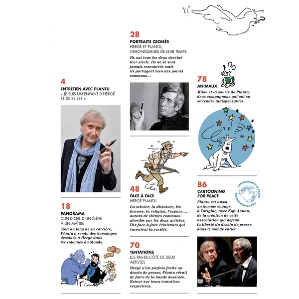 Revue TINTIN C'EST L'AVENTURE Hors-série N°2 : Plantu, Hergé un dialogue imaginaire (2022)