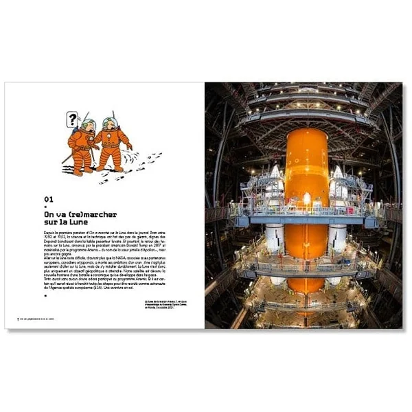 Revue TINTIN C'EST L'AVENTURE Hors-série N°4 : la nouvelle conquête de l'espace (2023)