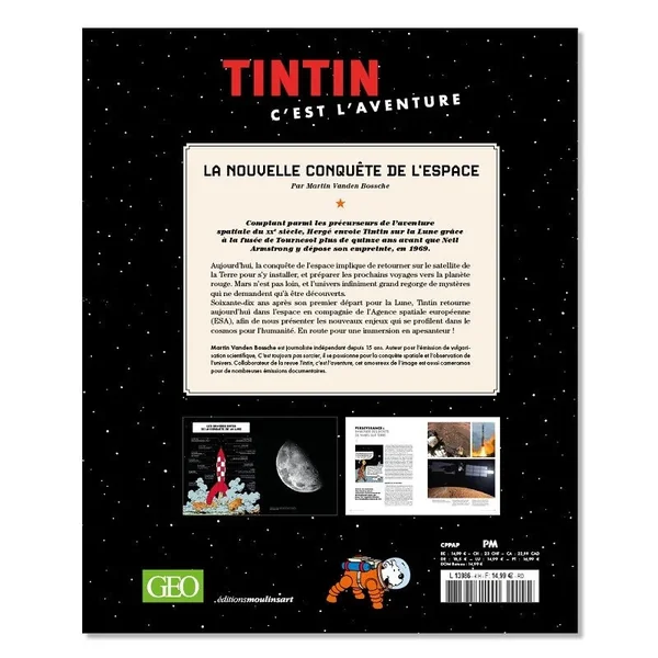 Revue TINTIN C'EST L'AVENTURE Hors-série N°4 : la nouvelle conquête de l'espace (2023)