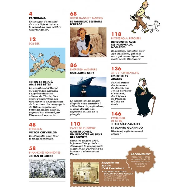 Revue TINTIN C'EST L'AVENTURE N°11, Fascinants animaux - Fév. - Avril 2022