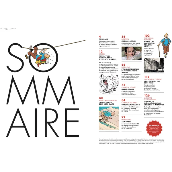 Revue TINTIN C'EST L'AVENTURE N°20 - Mai - Août 2024 + Les secrets des Bijoux de la Castafiore