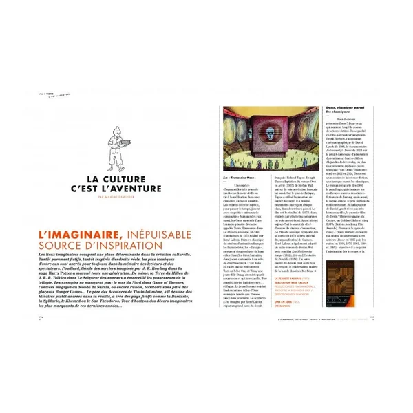 Revue TINTIN C'EST L'AVENTURE N°23 - Fév. - Avril 2025 Tintin et les pays imaginaires