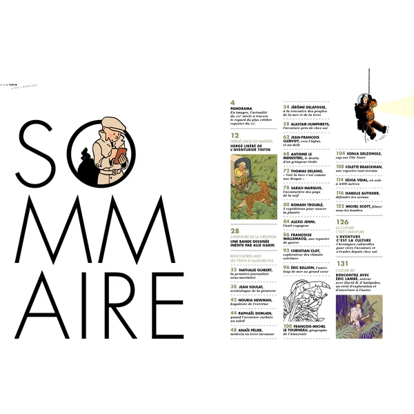 Revue TINTIN C'EST L'AVENTURE N°25 - Sept. Nov. 2025 + Le vestiaire de Tintin