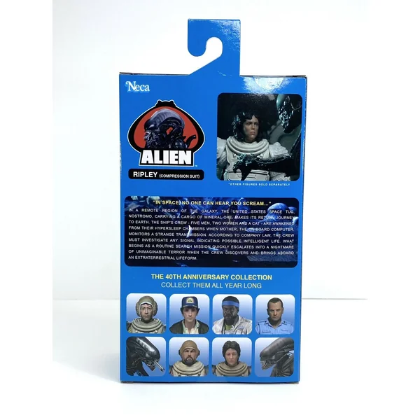 RIPLEY COMPRESSION SUIT FIGURINE ALIEN 40TH ANNIVERSARY SERIE 4 NECA 18 CM