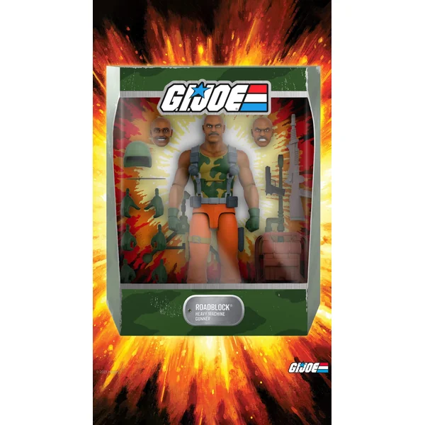 Roadblock figurine Ultimate G.I. Joe Super7 18 cm