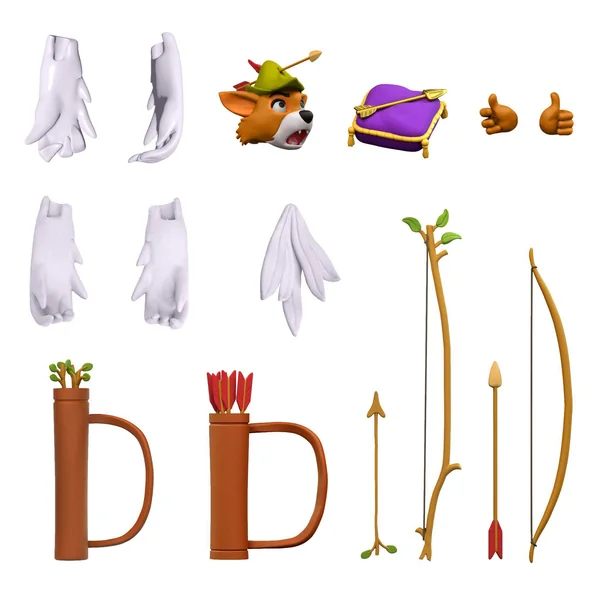 Robin Hood Stork Costume figurine Ultimate Disney Super7 18 cm