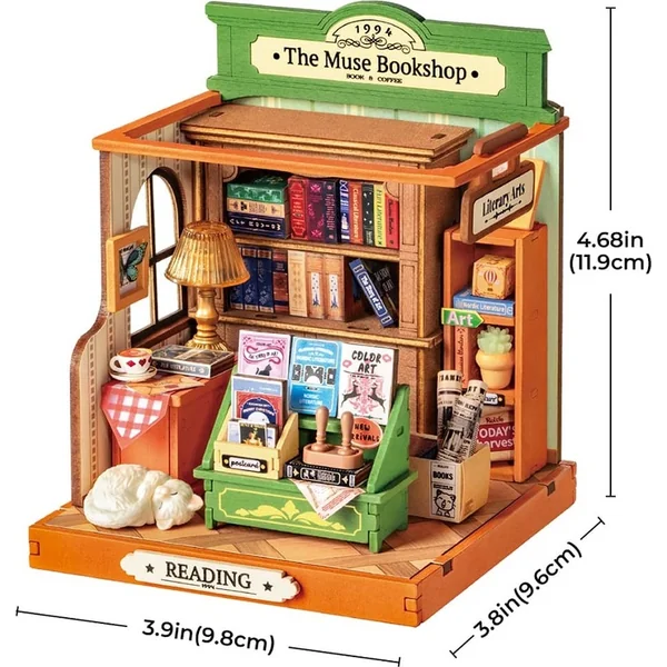 RoboTime Miniature Maison de livres