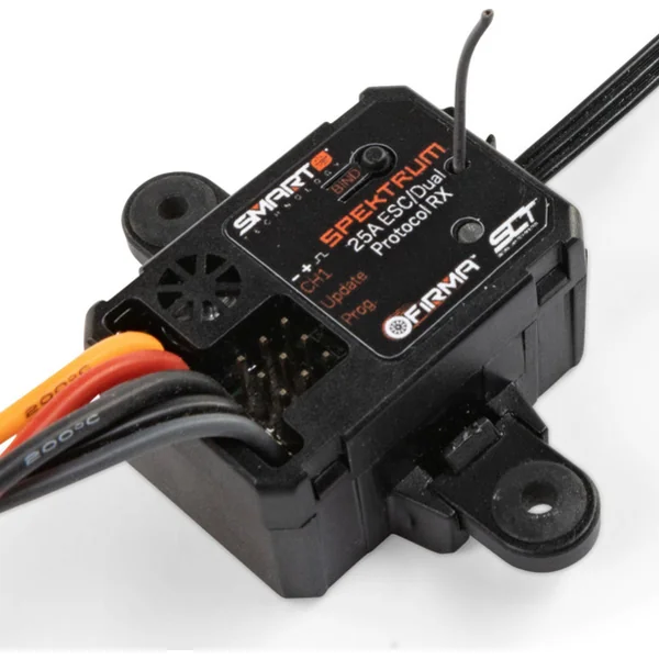 Récepteur Spektrum Dual, contrôleur de vitesse à courant continu Firma 25A