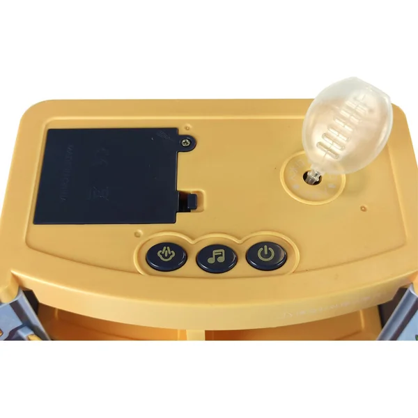 Réfrigérateur 26x18x12cm bleu à piles avec accessoires avec lumière et son