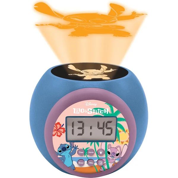 Réveil avec projecteur Disney Stitch